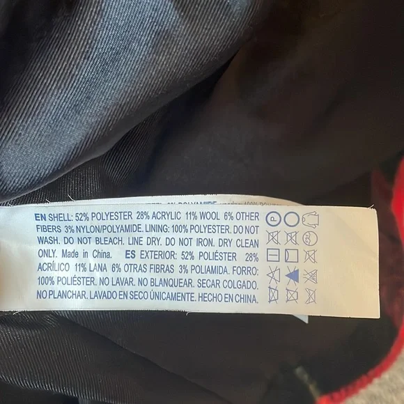 Forever 21 Premium Label Red Plaid Moto Jacket S - Picture 8 of 9